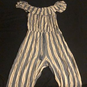 Striped jumpsuit